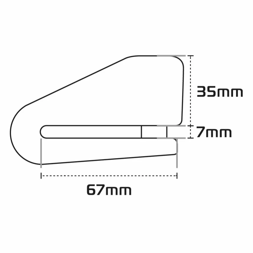 Oxford Alpha XA14 Alarm Disc Lock - Image 4
